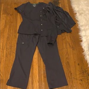 2 piece scrub set by healing hands (jacket sold)
